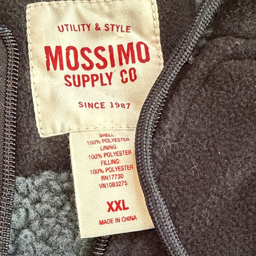 Mossimo Supply Sherpa Zipper Hooded Jacket NEW very soft - Picture 5 of 12